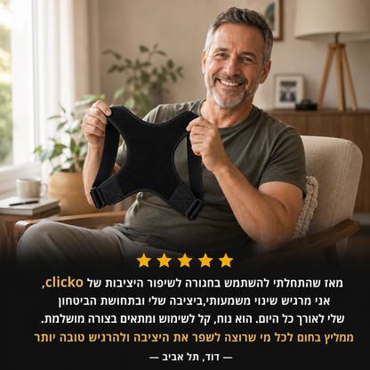 חגורה לשיפור היציבות והקלת הכאב